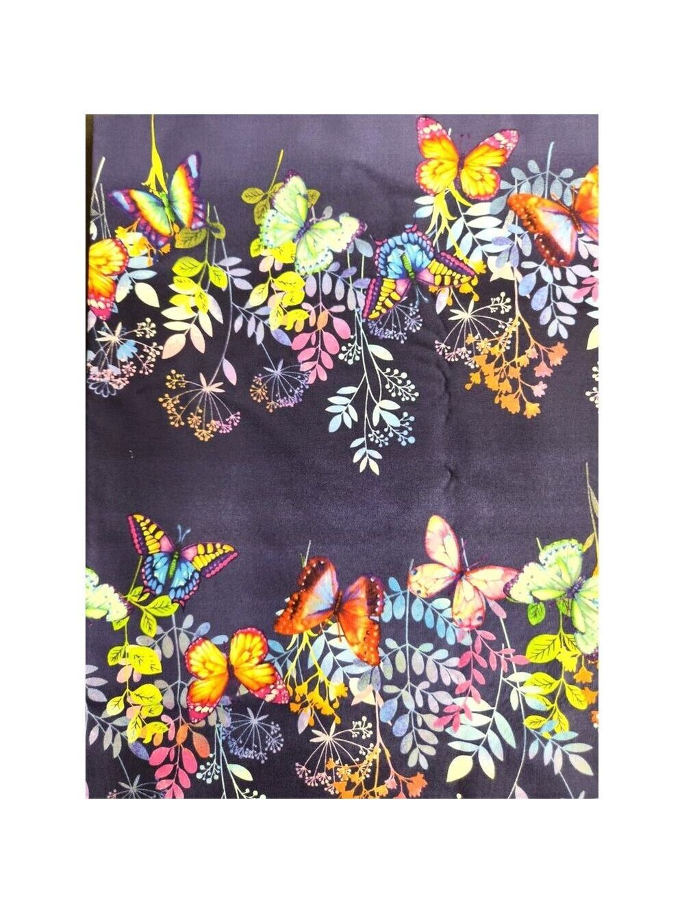 Butterfly Bliss Fabric By Elizabeth Isles For Studio 10 - 100% Cotton Print 44"x